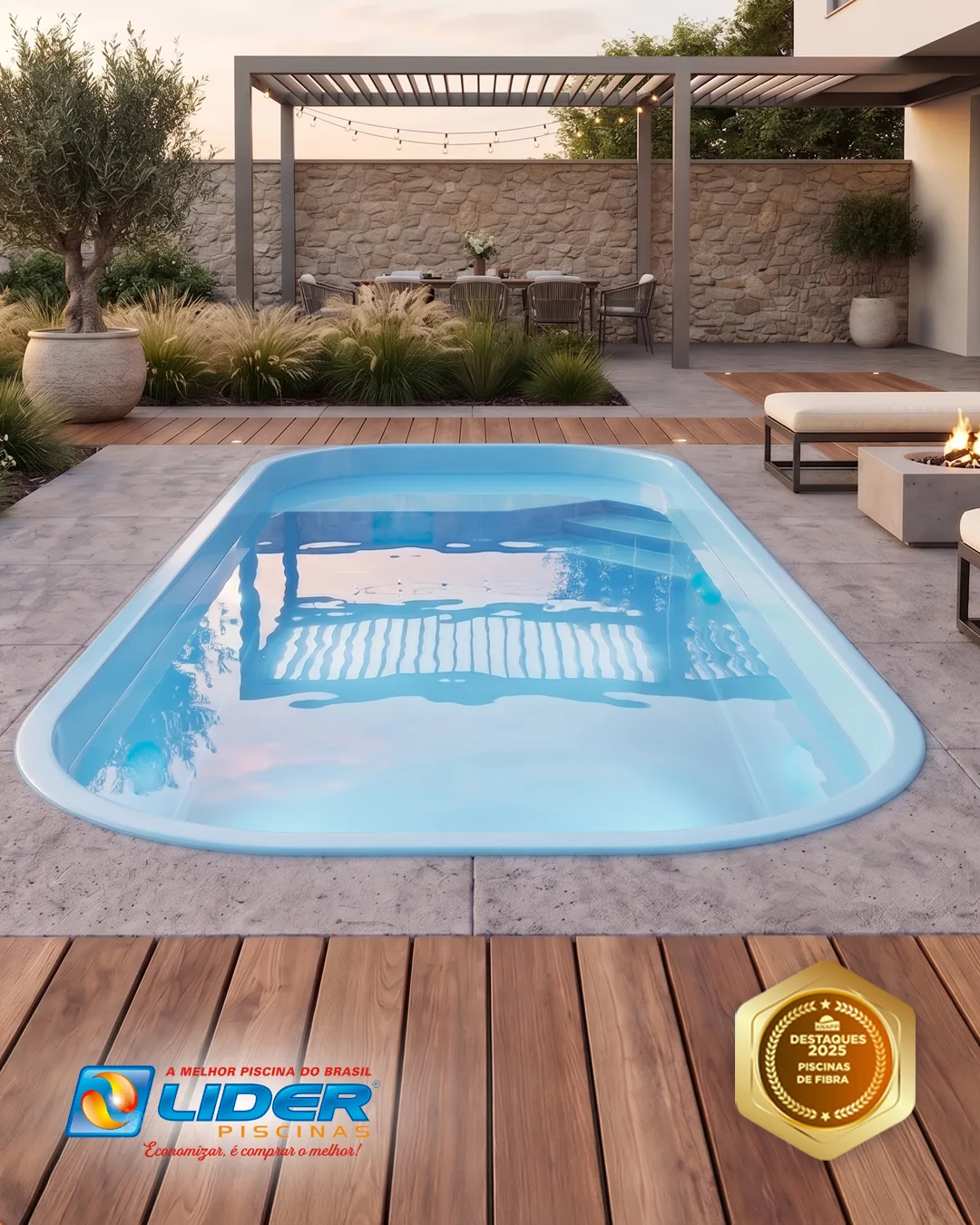 Piscina Linha Retangular Piscinas Lider — foto 4